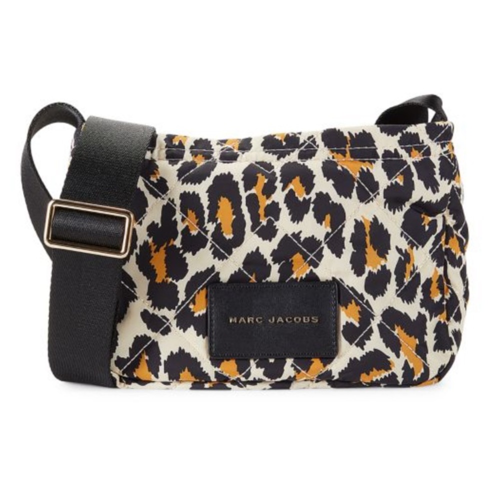 NWT MARC JACOBS Leopard-Print Messenger Bag